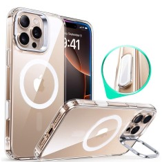Husa iPhone 16 Pro ESR Classic Hybrid HaloLock Kickstand, transparenta foto