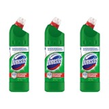 Set 3x Gel anticalcar inalbitor toaleta Domestos Pine, 750 ml
