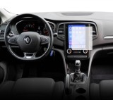 Folie Protectie Navigatie Renault Megane 5 Doors 2020+, Duragon, protectie Display Navigatie, silicon Transparent, Anti-zgarieturi, kit instalare