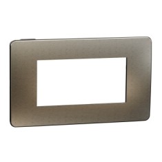 Rama Ornament 4M metal Schneider Unica Studio bronz negru NU270452M foto