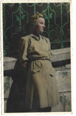 P1884N Fotografie colorizată din perioada regalității, studio Bilinski, București