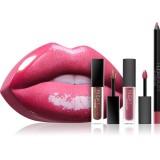 Huda Beauty Contour &amp; Strobe Lip Set set cadou culoare Trophy Wife &amp; Shameless