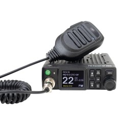 Pachet Statie radio CB PNI Escort HP 8900 ASQ, 12-24V + Antena CB PNI Extra 48 cu baza magnetica, alimentare 12V 24V, RF Gain, Roger Beep, CTCSS-DCS,