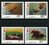 Macau 1990 - Sport, competitii cu animale, serie neuzata