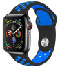 Ceas Smartwatch Techstar® T55, 1.3 Inch IPS, Monitorizare Cardiaca, Tensiune, Sedentarism, Bluetooth 5.0, (2 Curele, Albastru + Negru) Albastru/Negru
