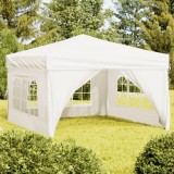 Cort pliabil pentru petrecere, pereti laterali, crem, 3x3 m GartenMobel Dekor, vidaXL