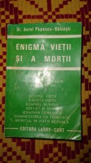 enigma vietii si a mortii 414pagini aurel popescu balcesti foto