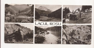 RF34 -Carte Postala- Lacul Rosu, format lung, circulata 1968 foto