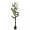 VidaXL Măslin artificial 800 de frunze 200 cm verde