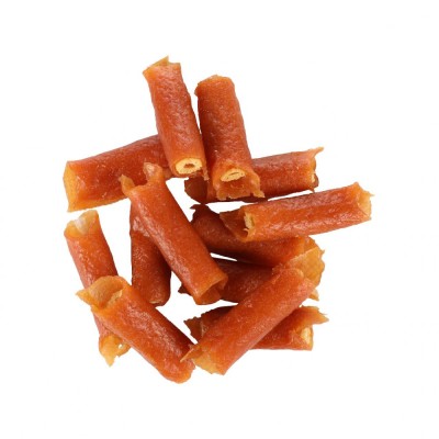 FLAMINGO RECOMPENSE PENTRU CAINI SNACK HAPKI TIP TIGARA CU PUI SI OREZ 85G foto