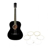 Cumpara ieftin Chitara clasica din lemn DEPOX&reg;,set de corzi incluse, 95 cm, Clasic Black