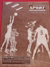 Revista SPORT nr. 1/ianuarie 1963 (prezentare echipa fotbal CSO GALATI) foto