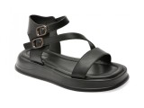 Cumpara ieftin Sandale FLAVIA PASSINI negre, 1143H28, din piele naturala