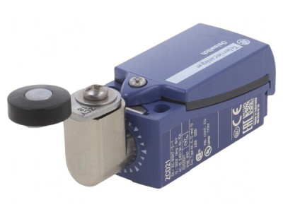 Limitator cursă manetă cu rolă din plastic 19mm 10A foto