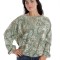 Bluza Dama, cu Maneca lunga tip Kimono, Verde - M