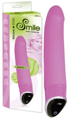 Vibrator Happy Smile Pink, 7 Vibratii foto