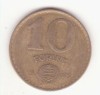 Ungaria 10 forint 1985, Europa, Bronz-Aluminiu