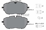 TEXTAR 2221801 set placute frana,frana disc
