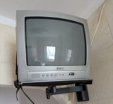 Televizor TV retro + support perete bun pt baie, bucatarie, PS2