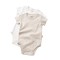Set 2 body-uri bebe unisex -100% bumbac organic - Crem cu buline, BabyCosy (Marime: 18-24 Luni)