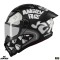 Casca integrala pentru scuter - motocicleta Axxis Fenix Angry Face B2 negru mat &ndash; tip viziera: MT-V-31B &ndash; DKS429 XXL (63/64cm)
