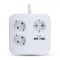 Prelungitor cubic 3x1.5mm 1.4m 4 cai 16a + 2 usb 2.1a