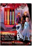 Disney. Regatul de gheata II. Coloram cu Anna Elsa si prietenii lor. Carte de colorat - Litera