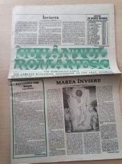 cuvantul romanesc mai 1994-ziar legionar,nichifor crainic