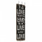 Cuier de perete cu 6 carlige, 120 x 40 cm, LOVE LIFE