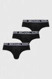 Cumpara ieftin Michael Kors slip 3-pack barbati, culoarea negru