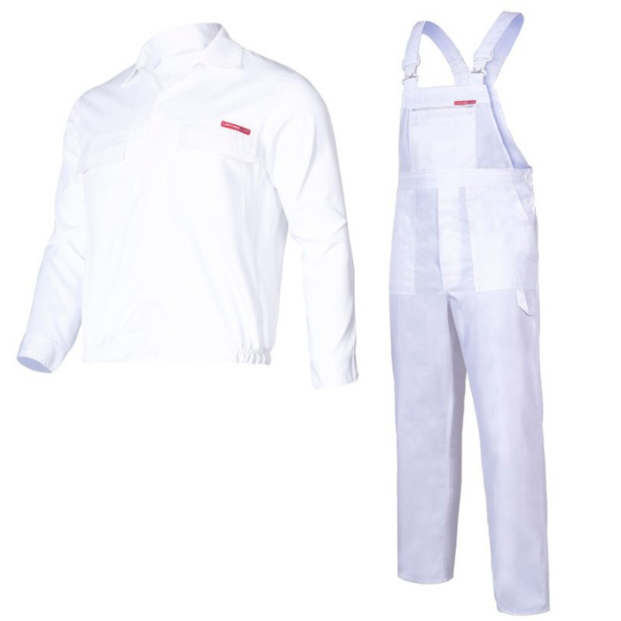 COSTUM LUCRU SUBTIRE / ALB - L/H-176