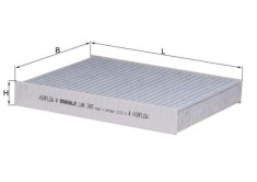 MAHLE LAK 345 Filtru, aer habitaclu