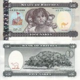 ERITREA 5 nakfa 1997 UNC!!!