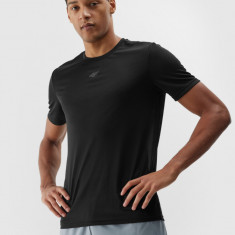 Tricou de alergare cu uscare rapidă pentru bărbați - negru