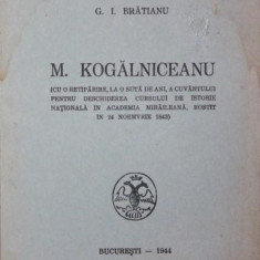 M KOGALNICEANU