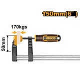 Presa fixare tip f 50 x150 mm - Ingco HFC020501