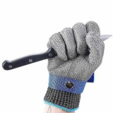 Manusa Anti-Taiere Macelarie/Bucatarie, Plasa Otel Inoxidabil, Protectie Nivel 9, Marime XXL, Uz Casnic/Industrial