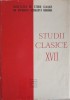 Studii Clasice XVII - Al. Graur si Colab., 1977, Academiei Romane, Carte Veche, Limba Romana, 397 Pagini, Hardcover