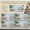 ROMANIA 2015 LP 2068 a 145 DE ANI DE LA INAUGURAREA MONETARIEI STATULUI MINICOALA DE 5 TIMBRE MNH NESTAMPILATA