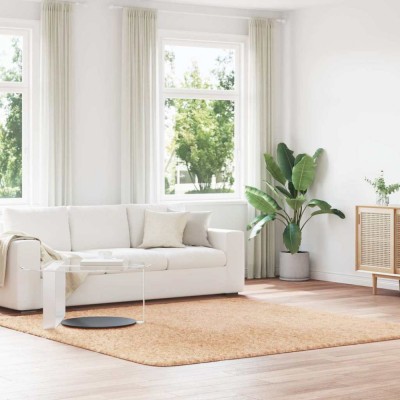 Gossi covor shaggy bej 240x240 cm poliester foto