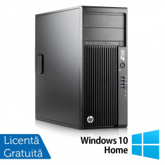 Workstation HP Z230 Tower, Intel Xeon Quad Core E3-1245 v3 3.40GHz-3.80GHz, 16GB DDR3, 1TB SATA, DVR-RW, nVidia GT640 1GB + Windows 10 Home foto