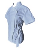 Halat Medical Pe Stil, Albastru Deschis, Model Andreea - 4XL