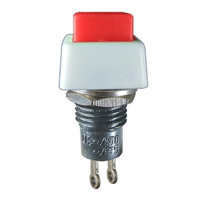 Intrerupator cu retinere, rosu, 2A, 250V, 32x15mm, 124703