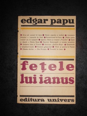 EDGAR PAPU - FETELE LUI IANUS foto
