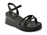 Sandale GRYXX negre, 1328S11, din piele naturala