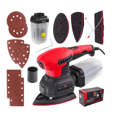 Slefuitor orbital excentric reglabil, diametru disc 125 mm, putere 1300 W, Red Technic foto