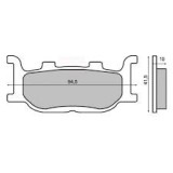 Placute frana sinter Yamaha TDR 125 fata Cod Produs: MX_NEW 225100413RM