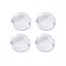 Set 4 bucati protectii pentru colturi ascutite, silicon, 3 x 3 x 3 cm, transparent