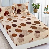 Cumpara ieftin Cearsaf de pat Cocolino cu elastic si 2 fete de perna Simone 180x200cm