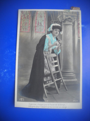 HOPCT 95506 ANUL 1907 FEMEI.FRUMOASE-ROMANTICA-FELICITARE FRANTA-CIRCULATA foto